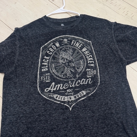 Tops - Black Graphic T-Shirt